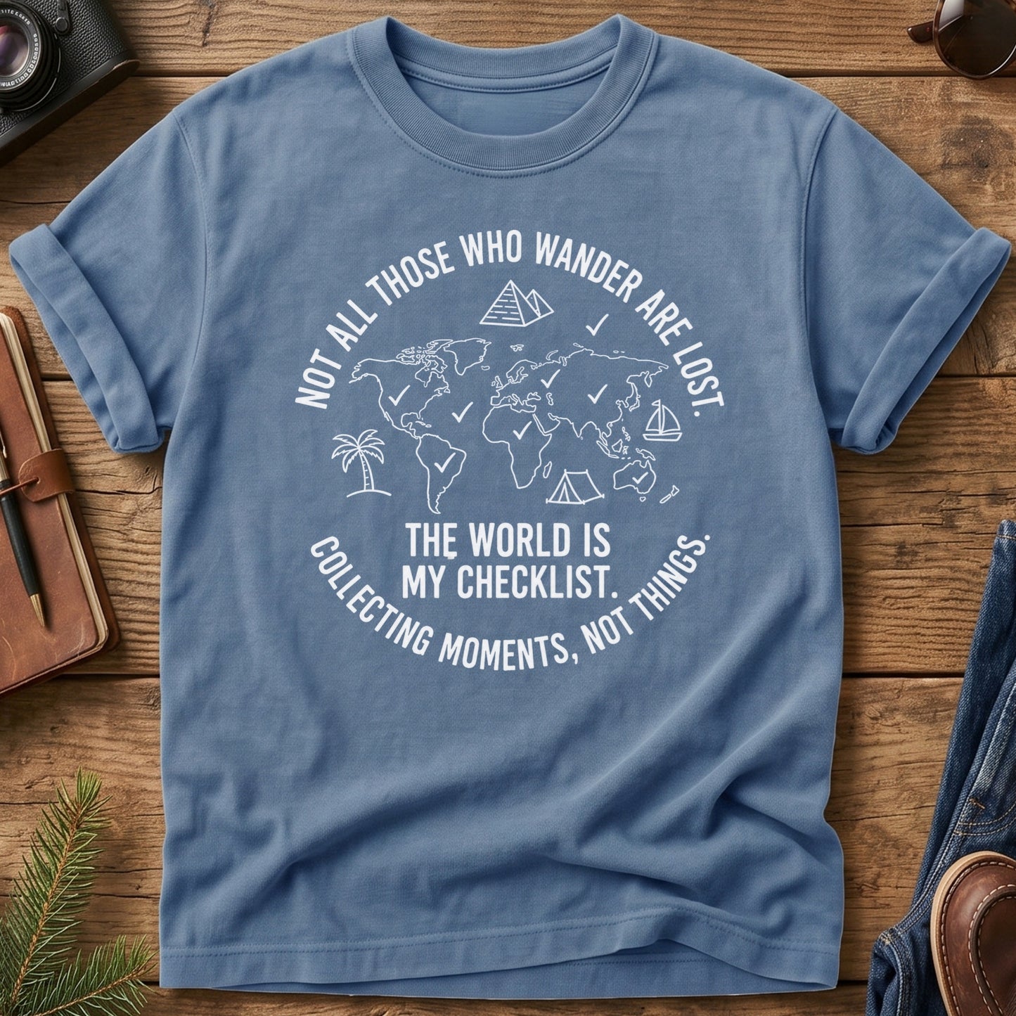 The World Is My Checklist Tee