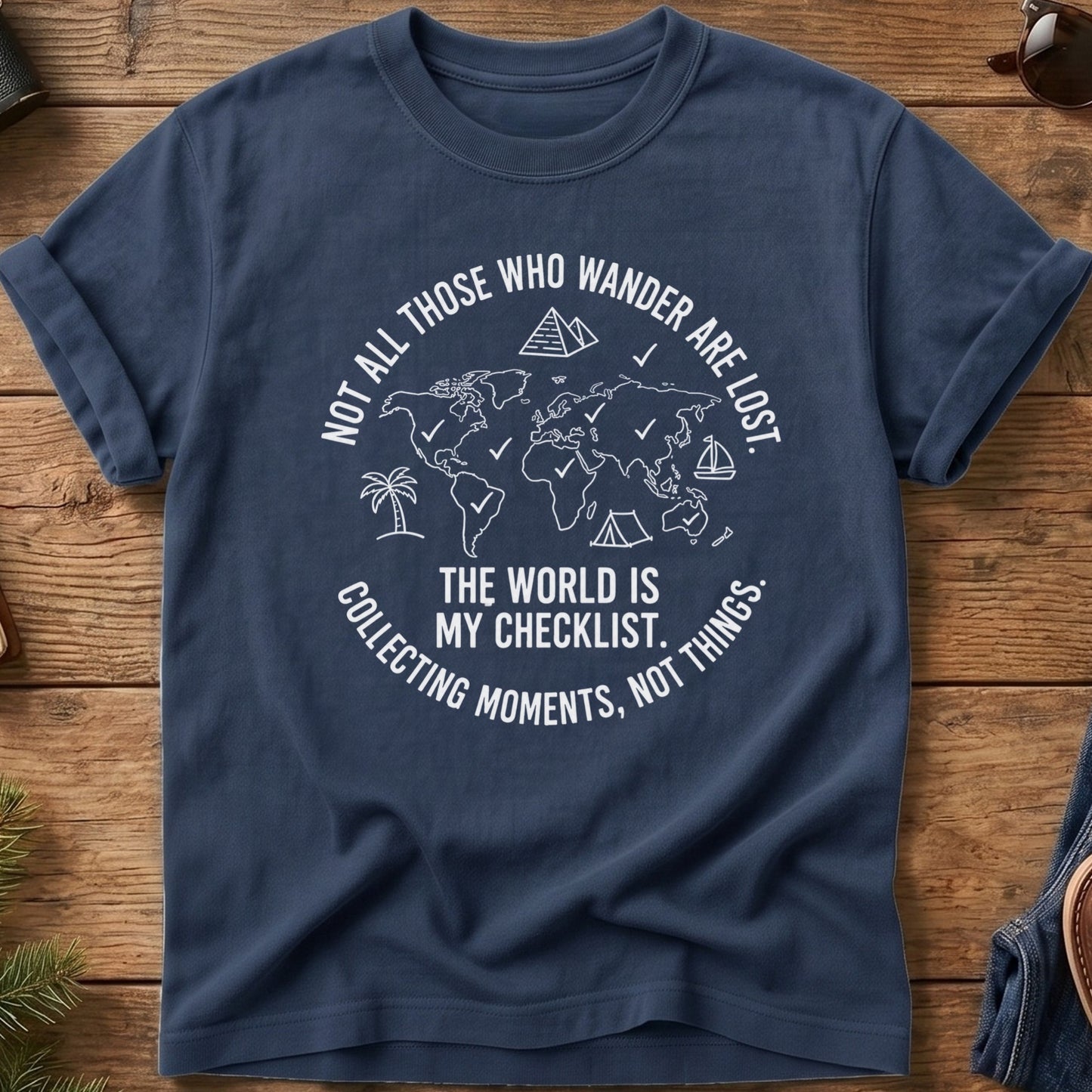 The World Is My Checklist Tee