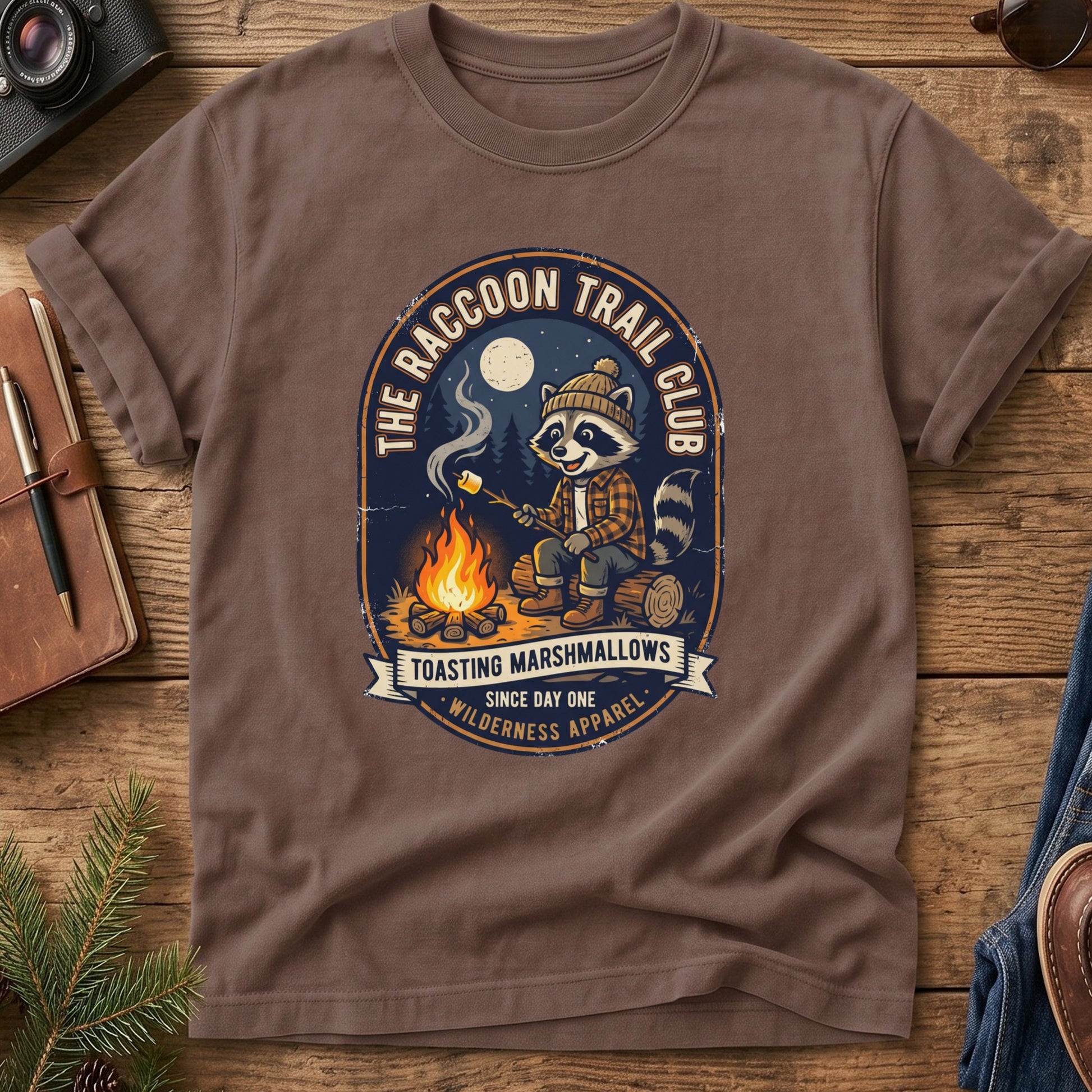 Toasting Marshmallows Since Day One Tee – lifestyle photo, Softstyle tee