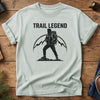 Trail Legend Bigfoot Tee – bigfoot trail legend graphic on garment-dyed Comfort Colors t-shirt, front view
