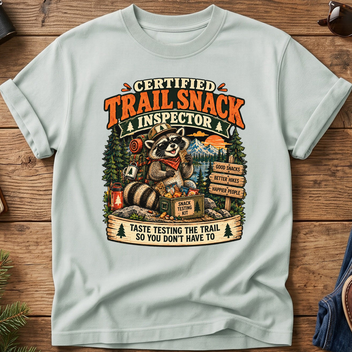 Certified Trail Snack Inspector Tee