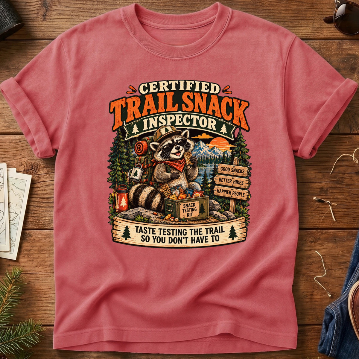 Certified Trail Snack Inspector Tee