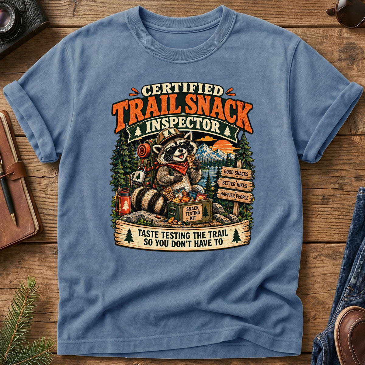 Certified Trail Snack Inspector Tee