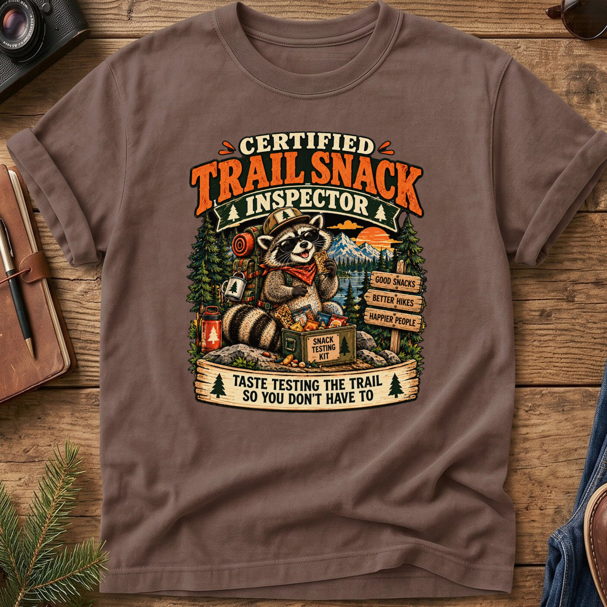 Certified Trail Snack Inspector Tee
