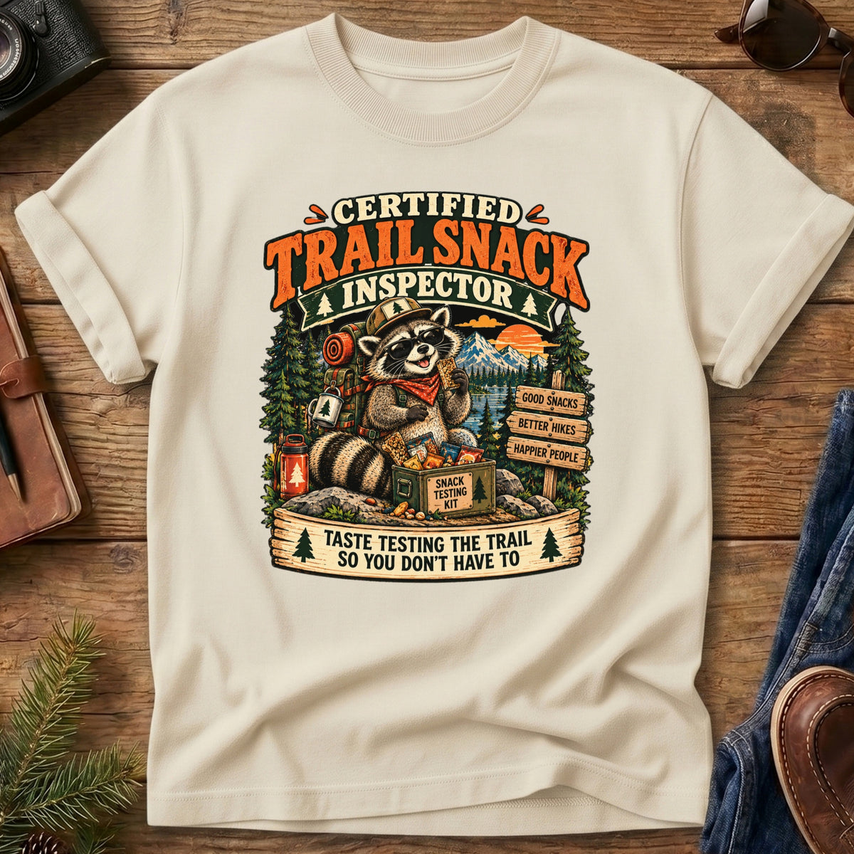 Certified Trail Snack Inspector Tee