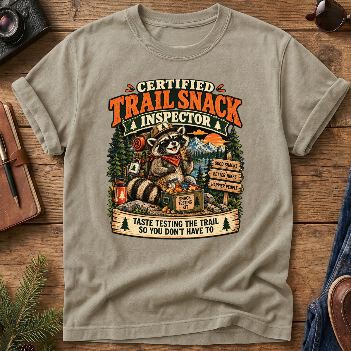 Certified Trail Snack Inspector Tee