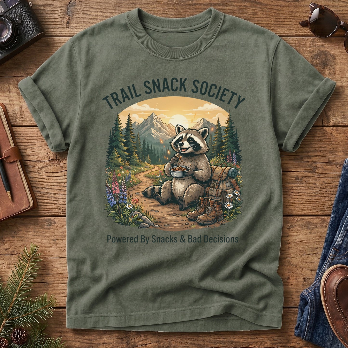 Trail Snack Society Tee