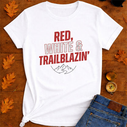 Trailblazin Red & White T-Shirt
