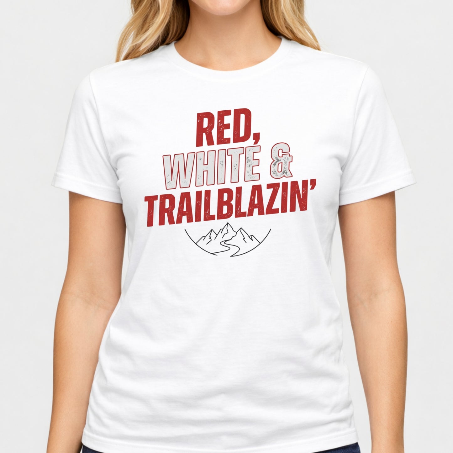 Trailblazin Red & White T-Shirt