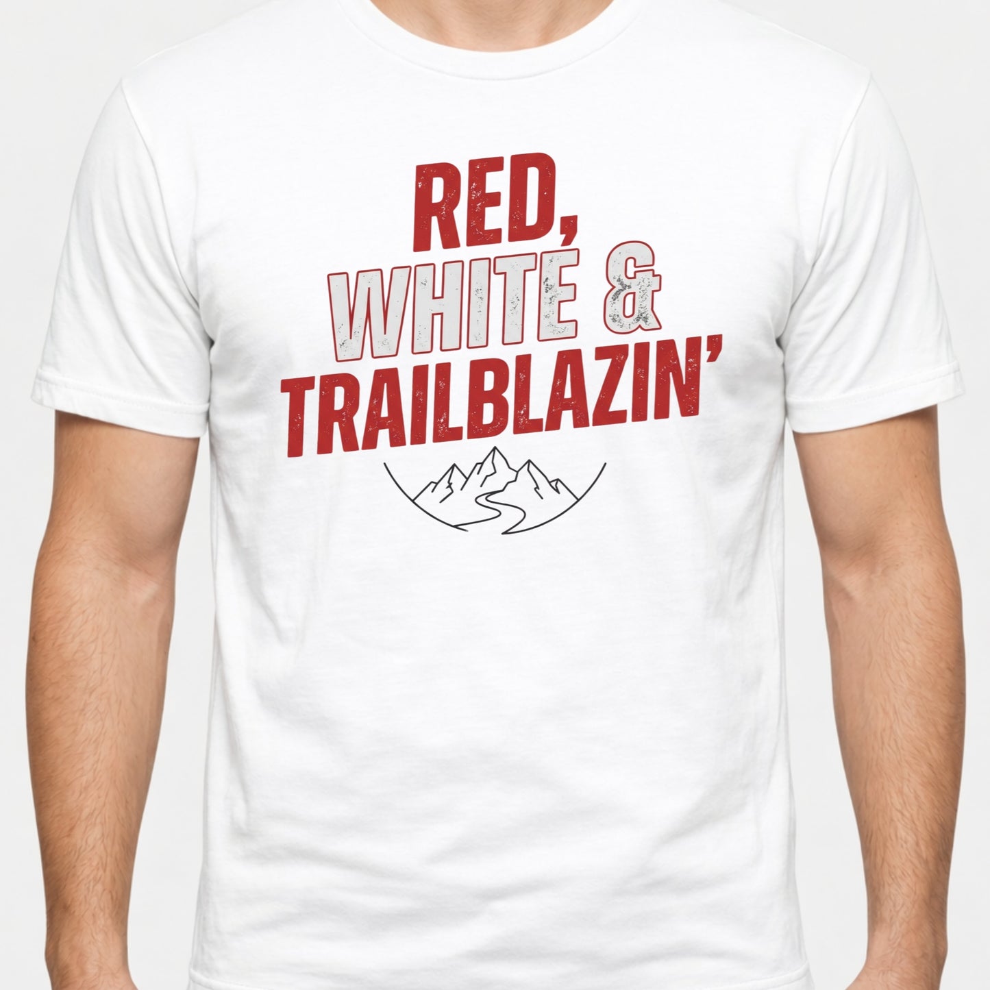 Trailblazin Red & White T-Shirt