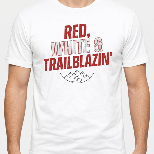 Trailblazin Red & White T-Shirt