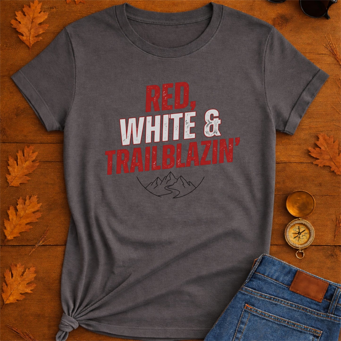 Trailblazin Red & White T-Shirt