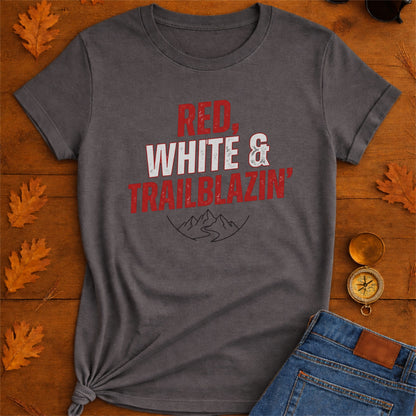 Trailblazin Red & White T-Shirt