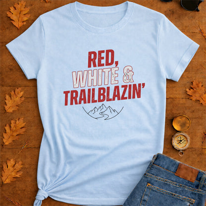 Trailblazin Red & White T-Shirt