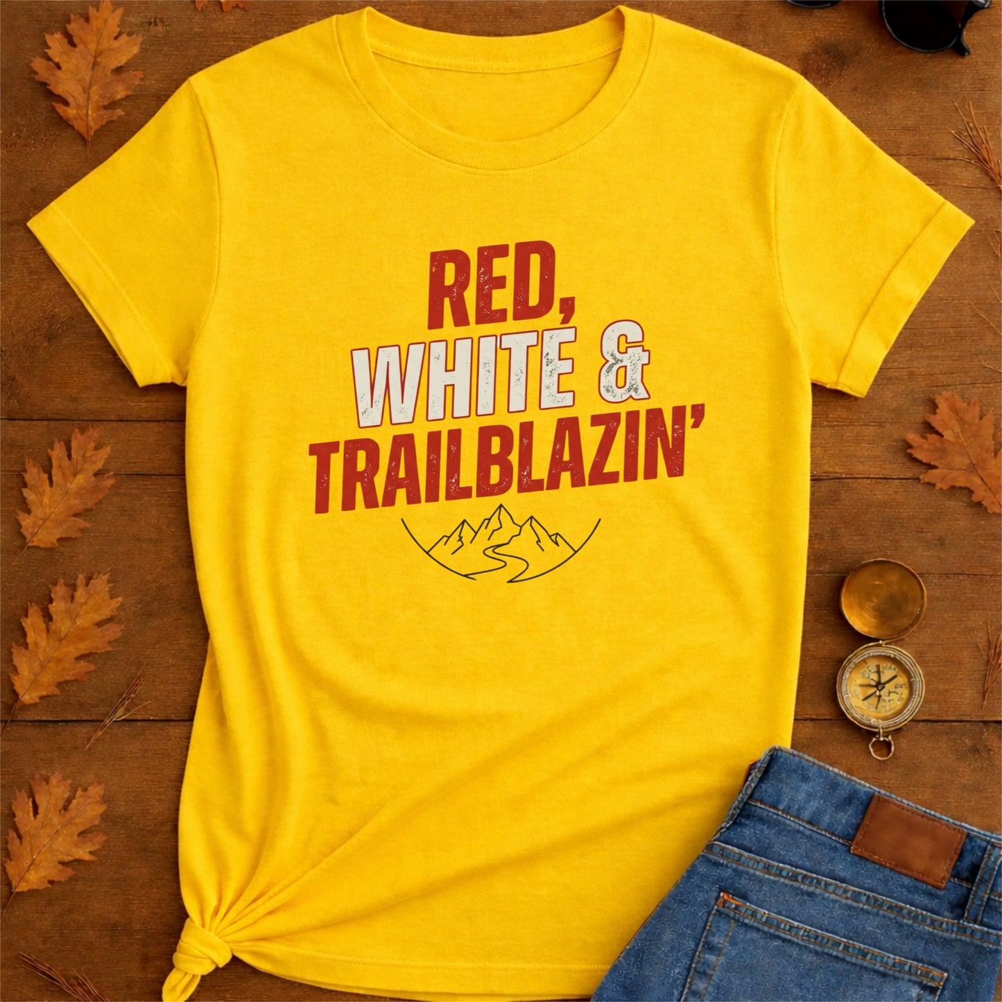 Trailblazin Red & White T-Shirt