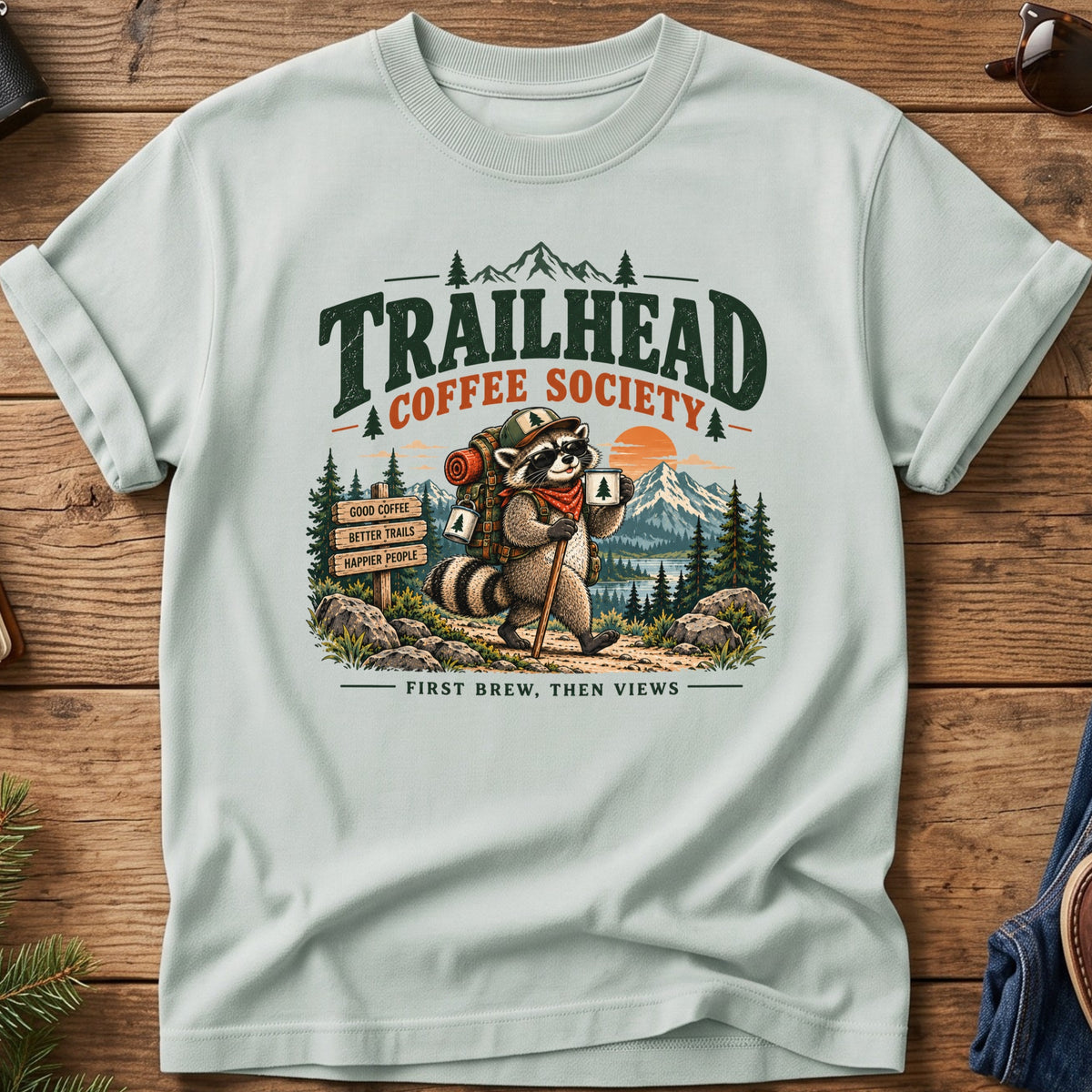 Trailhead Coffee Society Tee