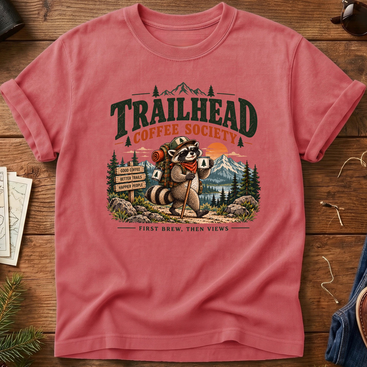 Trailhead Coffee Society Tee