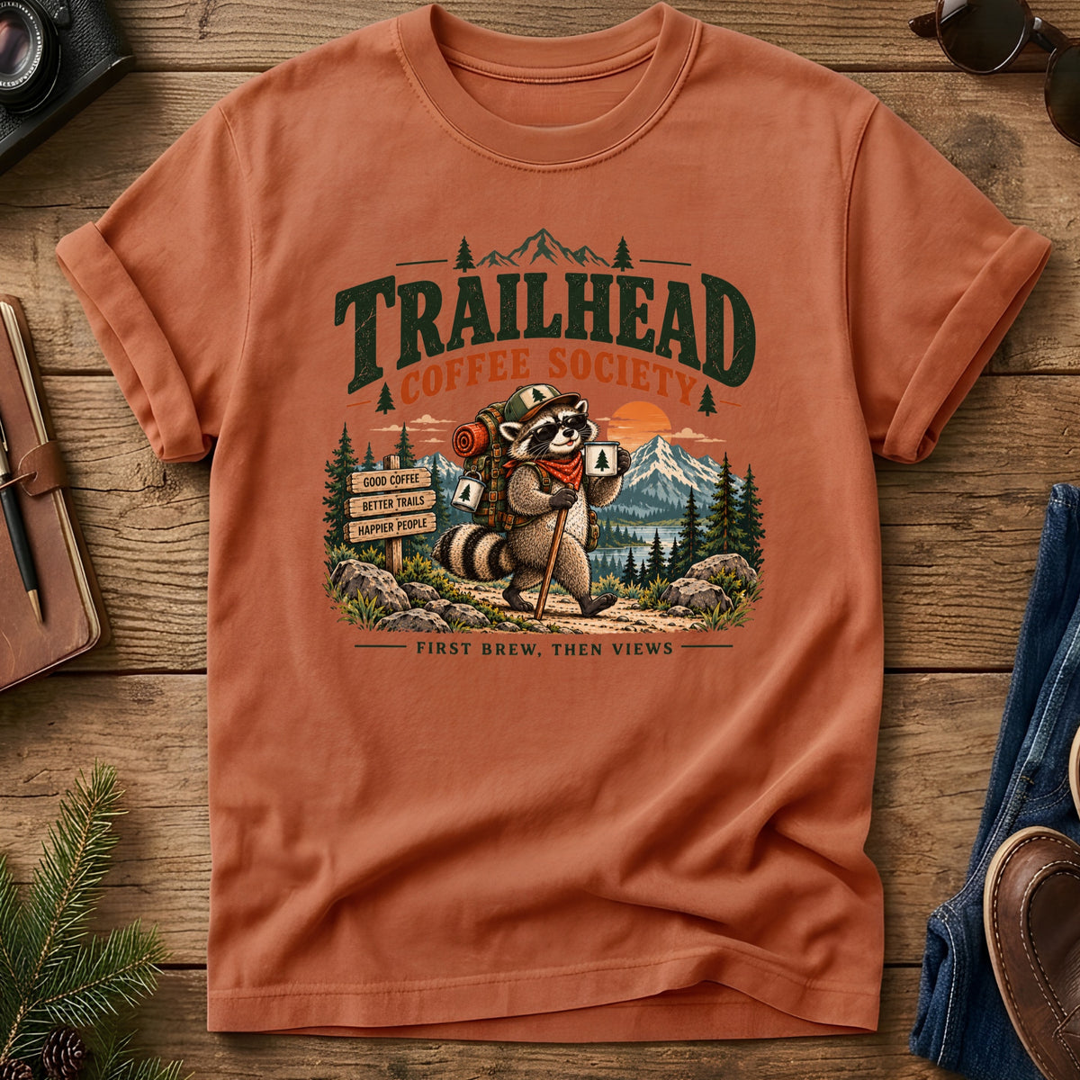 Trailhead Coffee Society Tee
