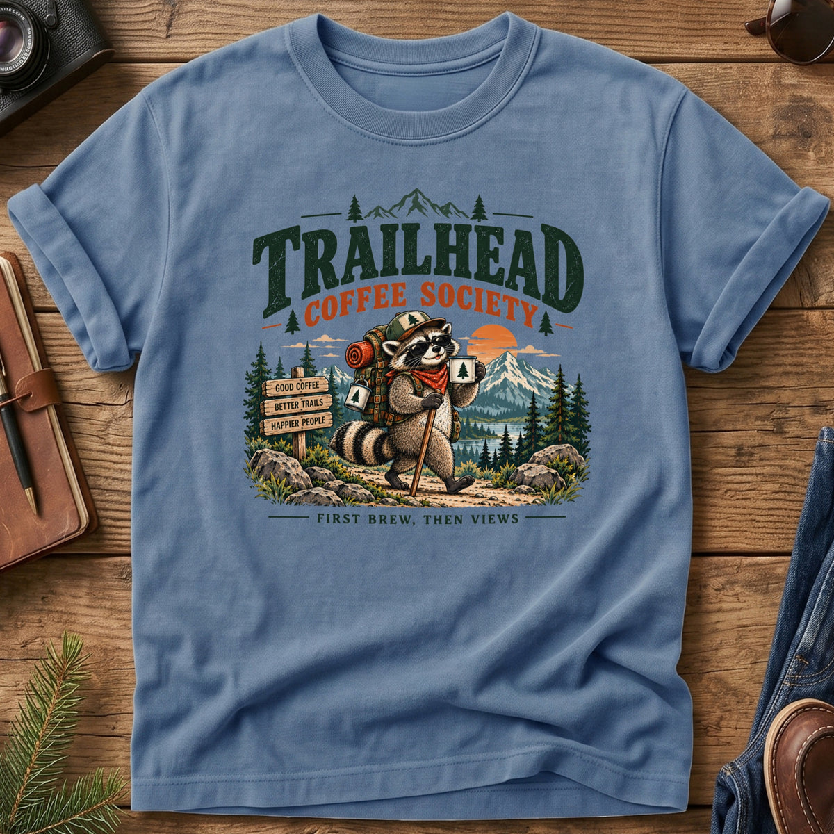 Trailhead Coffee Society Tee