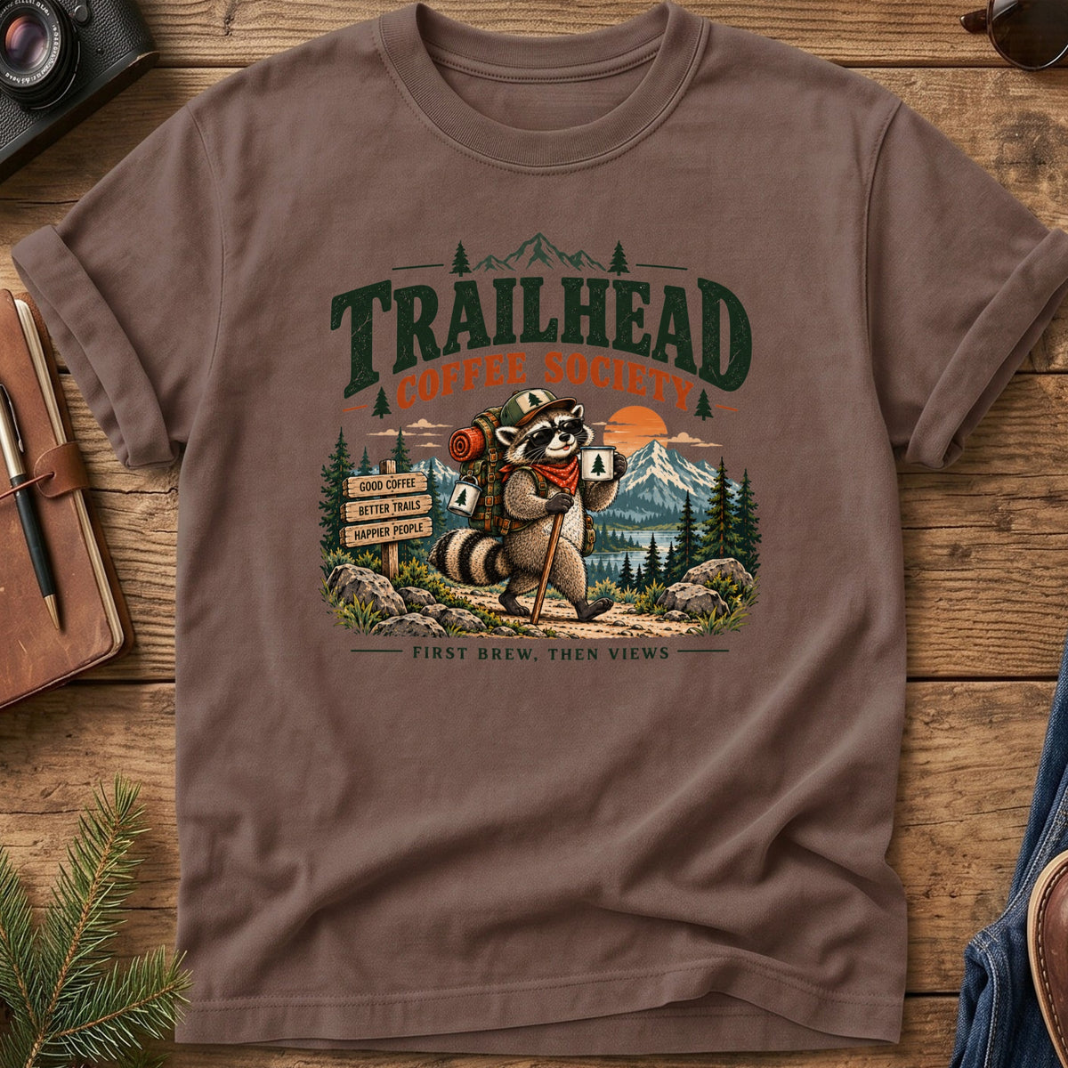 Trailhead Coffee Society Tee