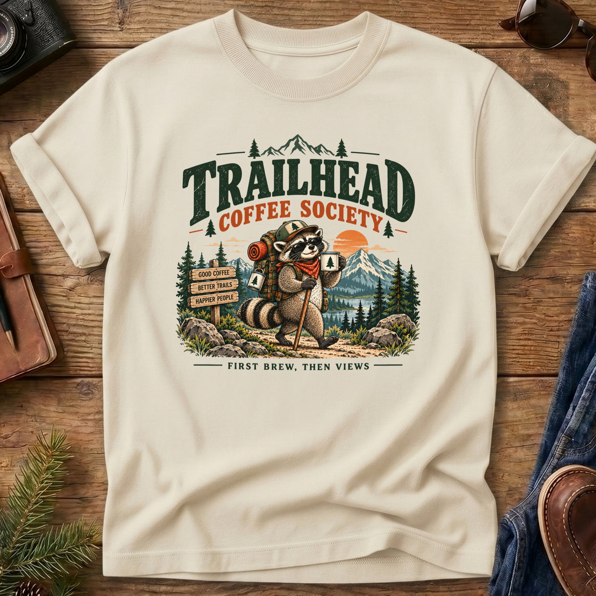 Trailhead Coffee Society Tee