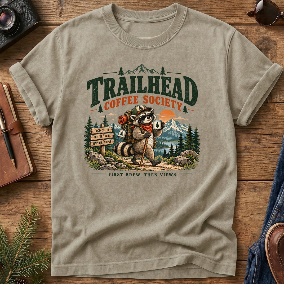 Trailhead Coffee Society Tee