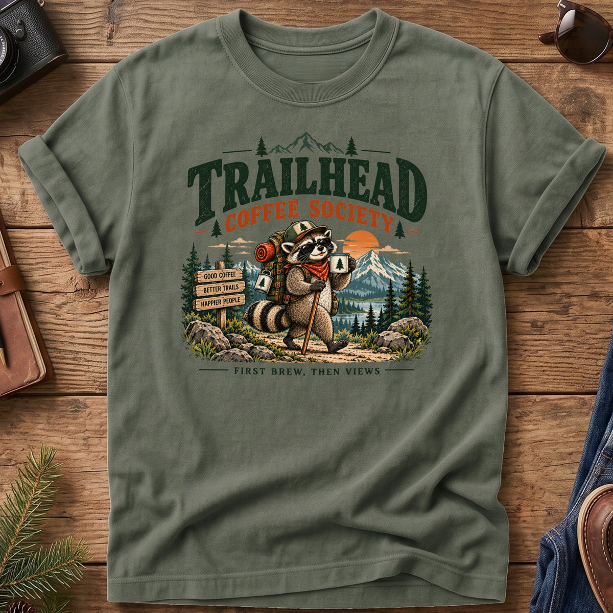 Trailhead Coffee Society Tee