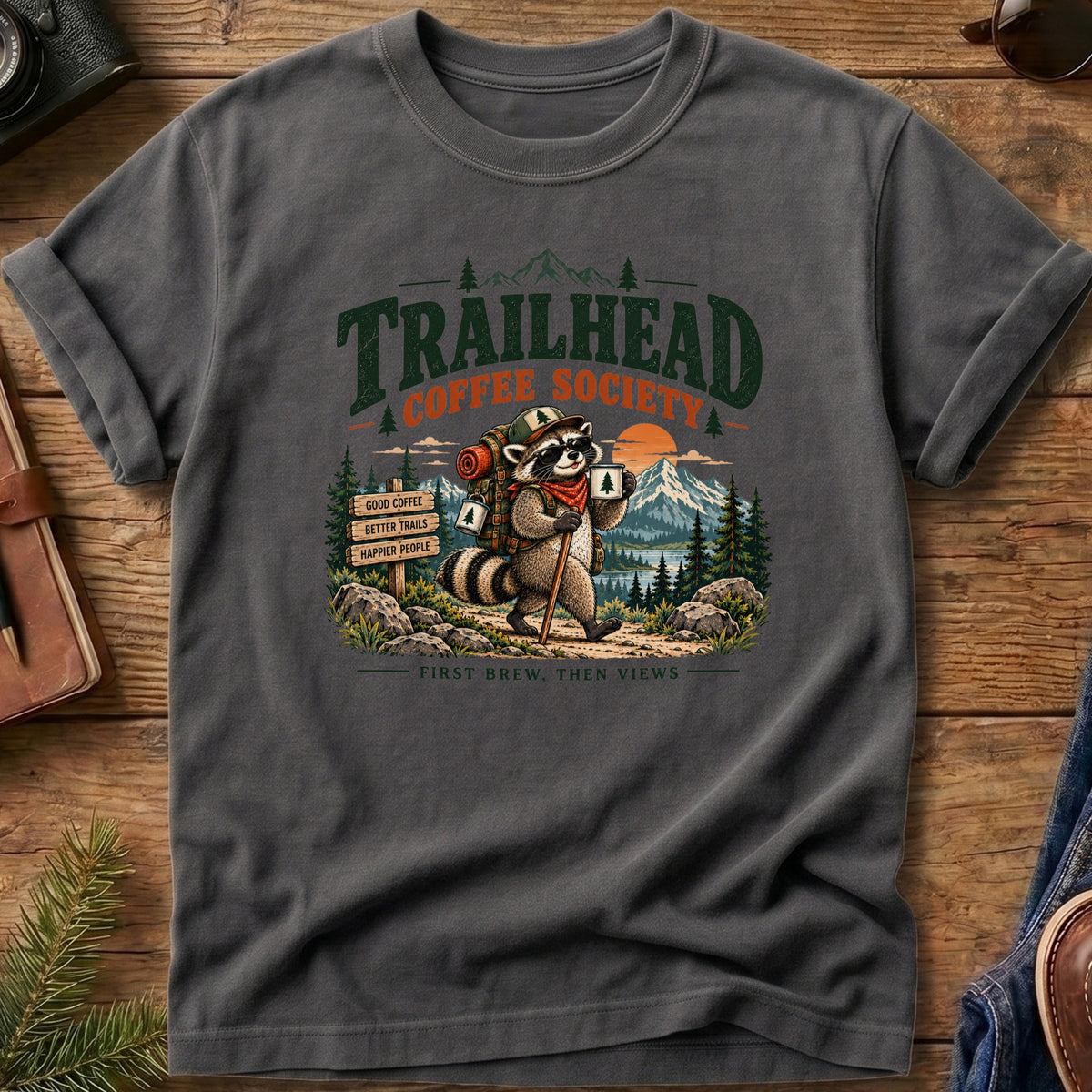 Trailhead Coffee Society Tee