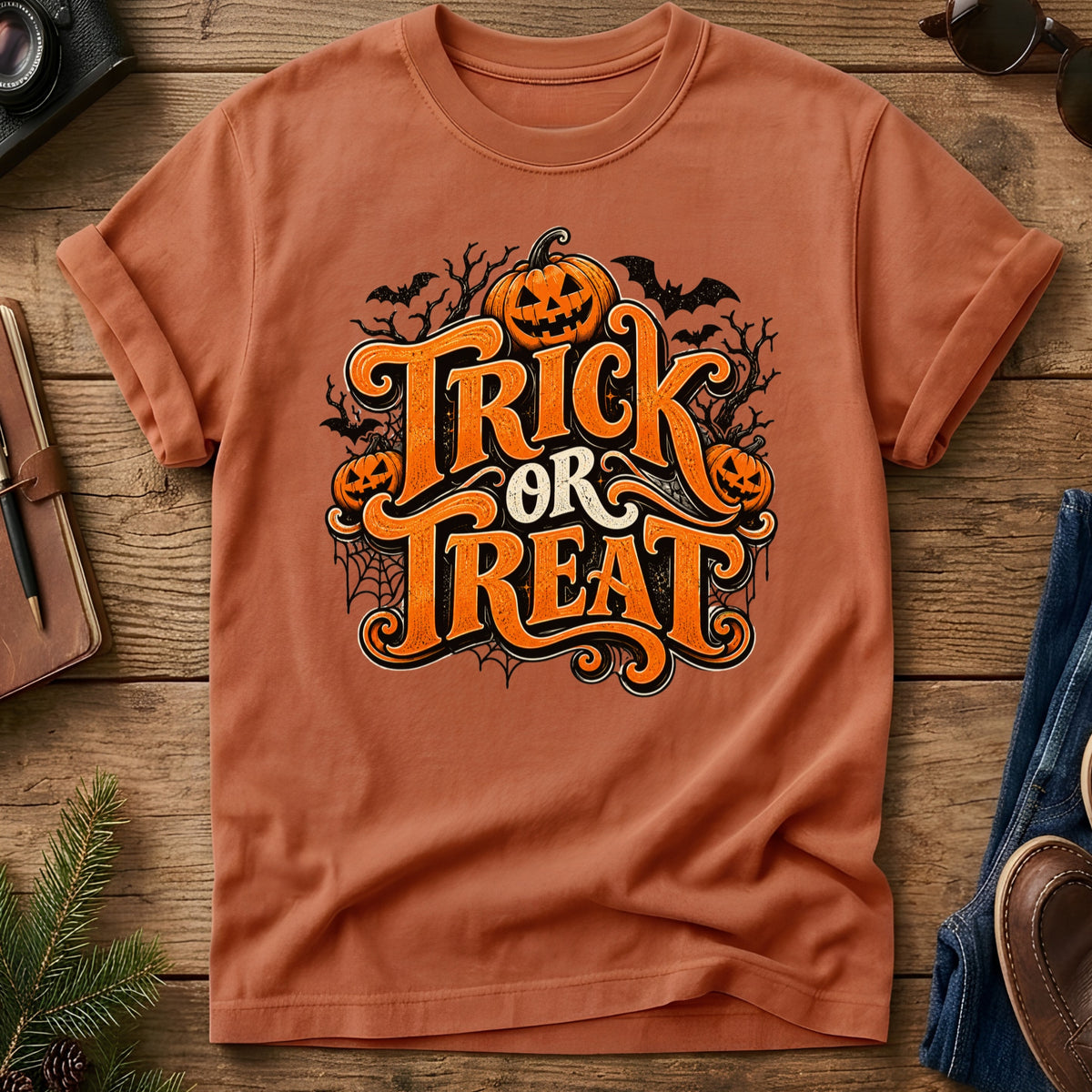 Trick or Treat Halloween Tee