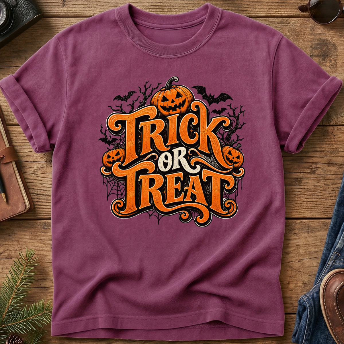 Trick or Treat Halloween Tee
