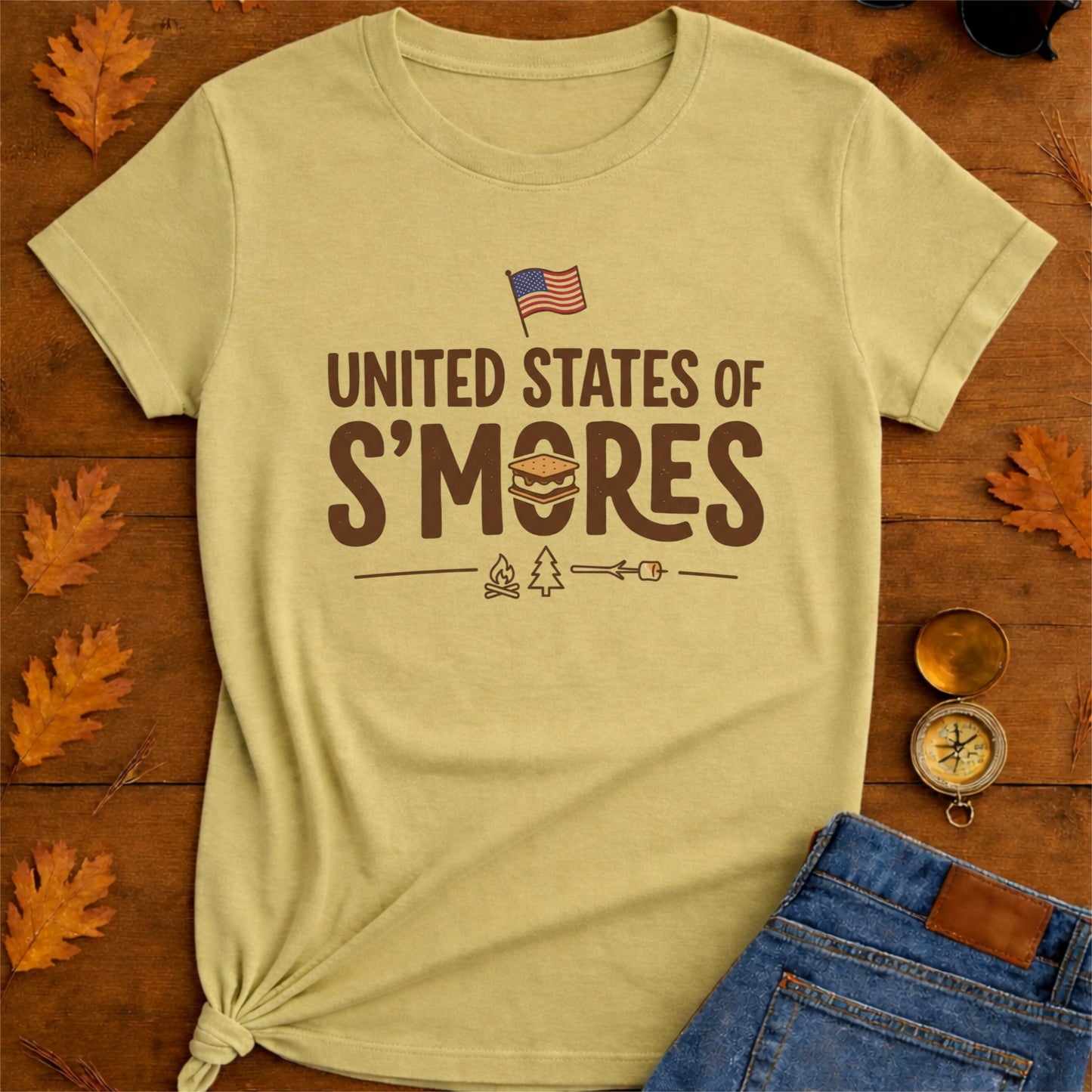 Explore More Retro Mountain Sunset Hiking T-Shirt