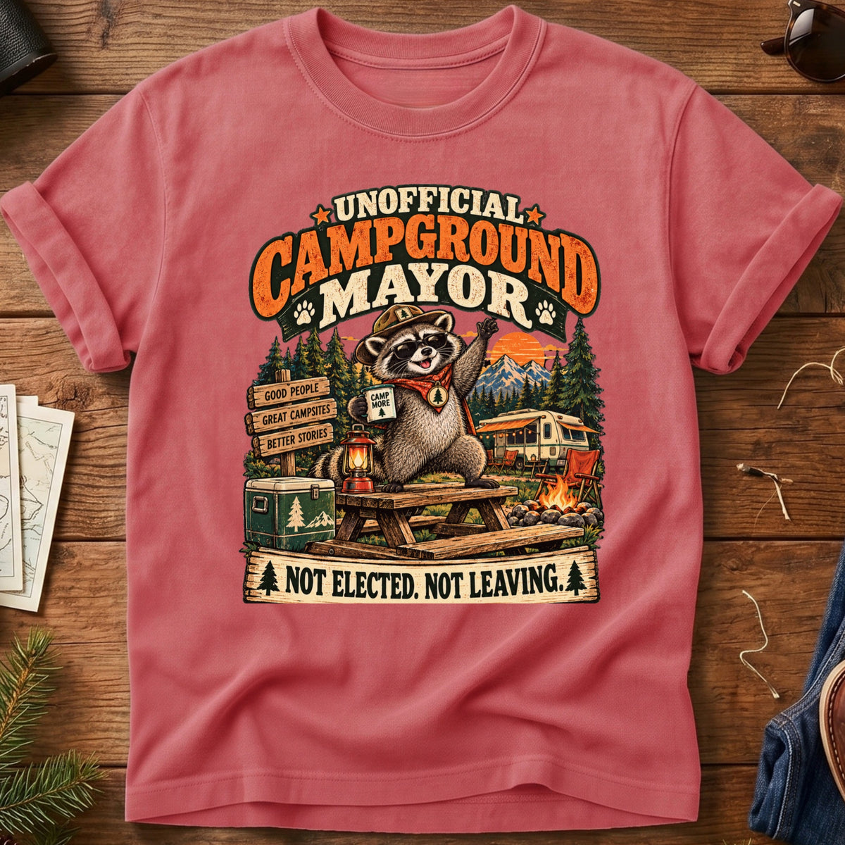 Unofficial Campground Mayor Tee