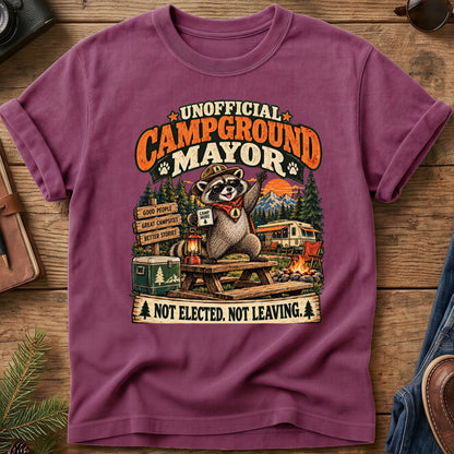 Unofficial Campground Mayor Tee
