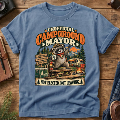 Unofficial Campground Mayor Tee