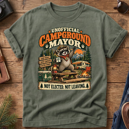 Unofficial Campground Mayor Tee