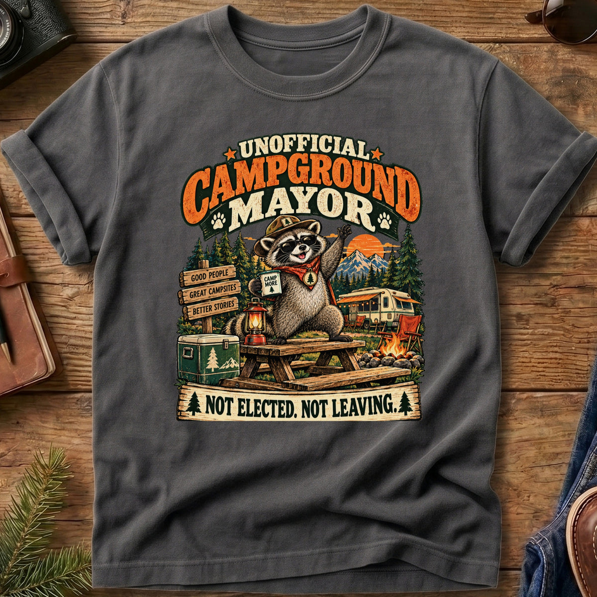 Unofficial Campground Mayor Tee