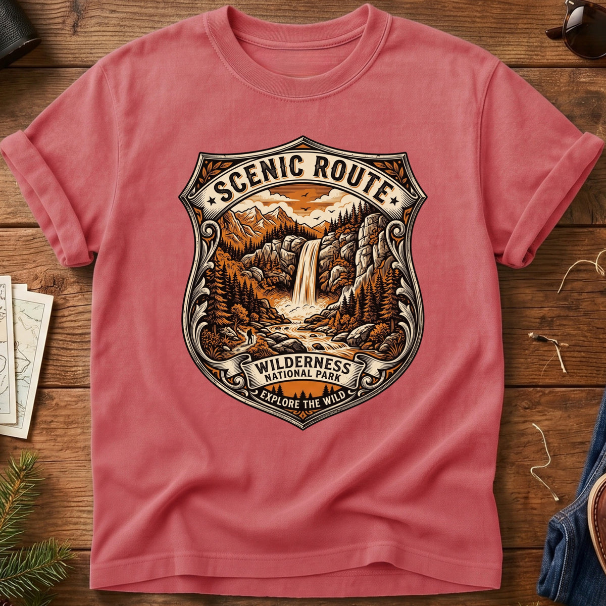 Waterfall Explorer Tee