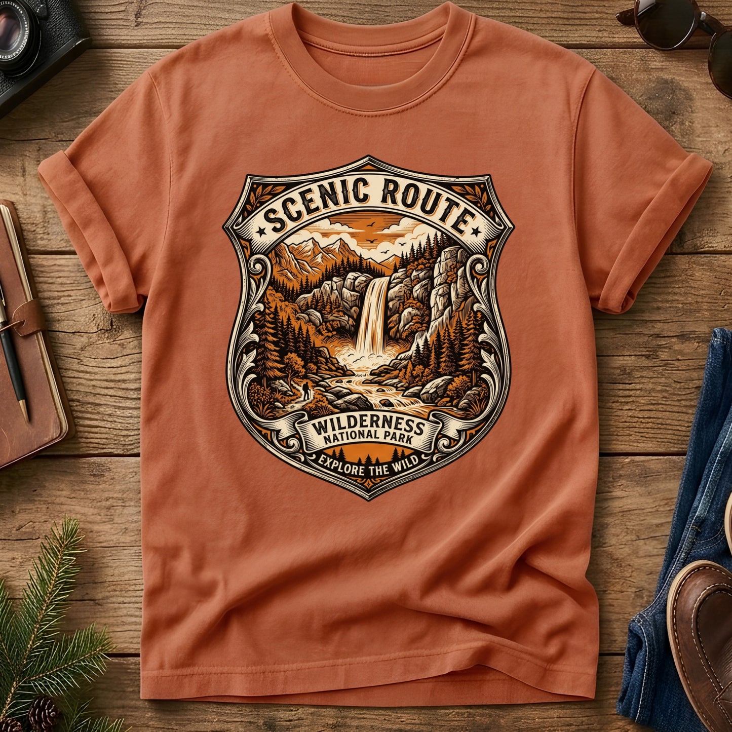 Waterfall Explorer Tee