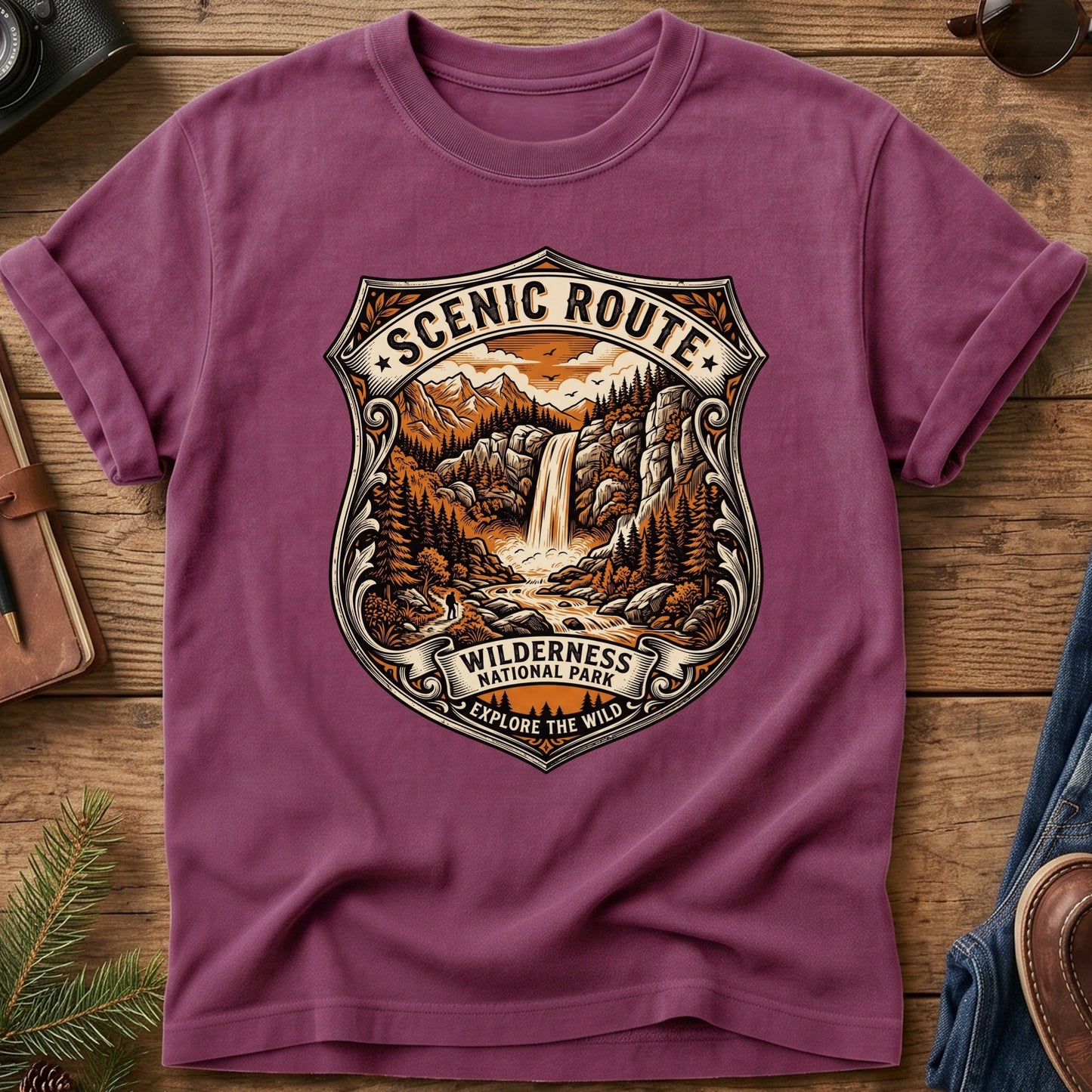Waterfall Explorer Tee