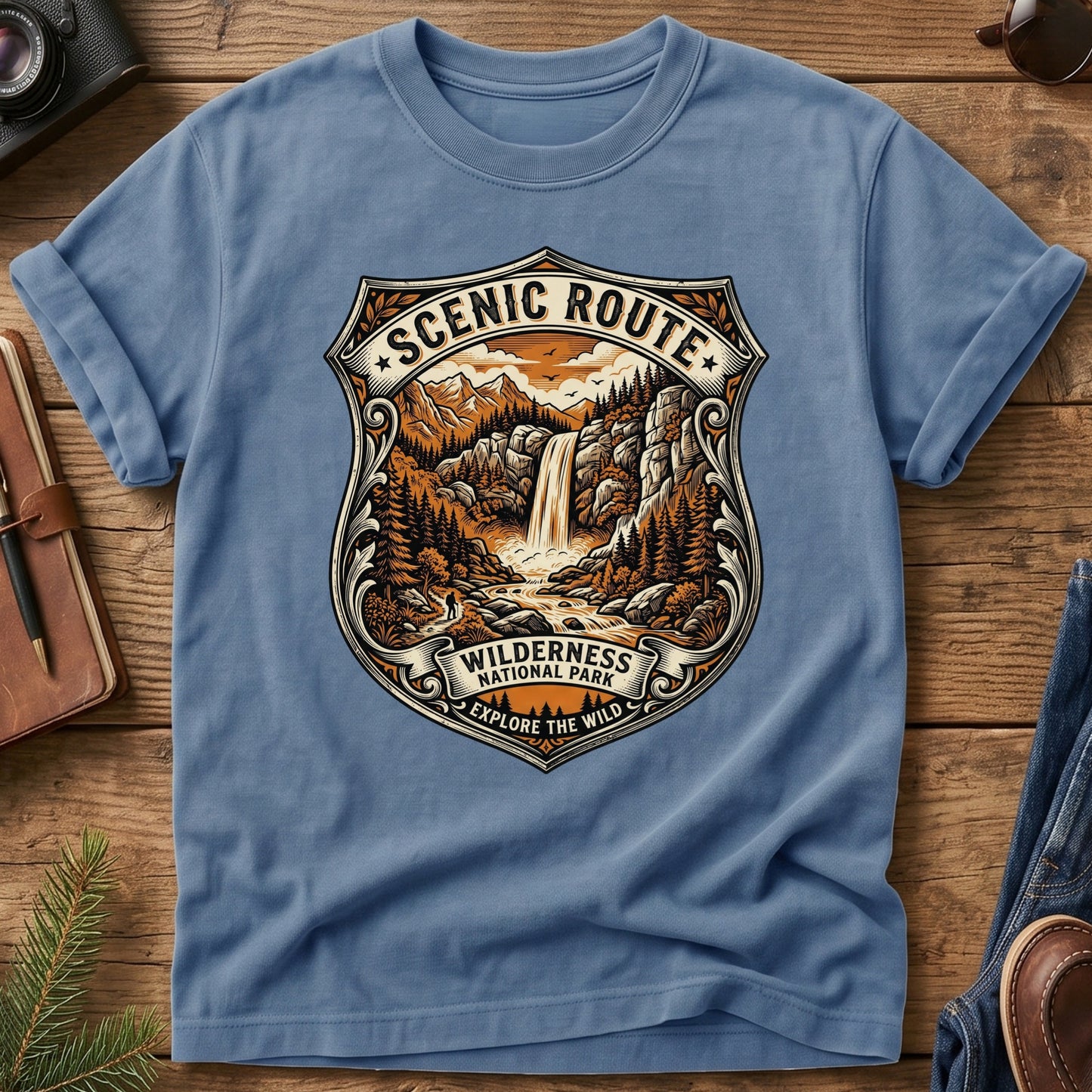Waterfall Explorer Tee