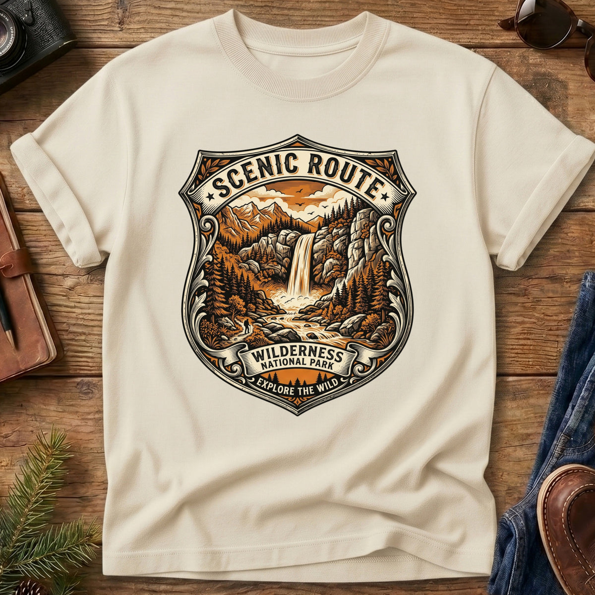 Waterfall Explorer Tee