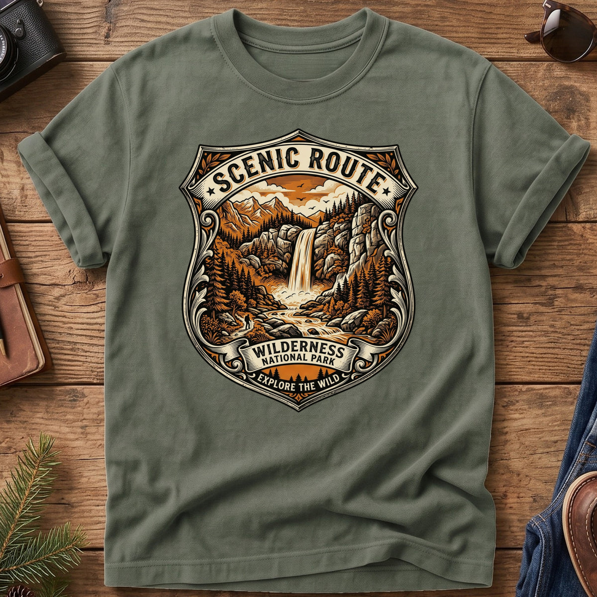 Waterfall Explorer Tee