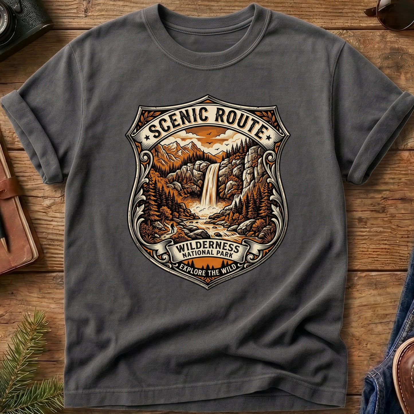 Waterfall Explorer Tee