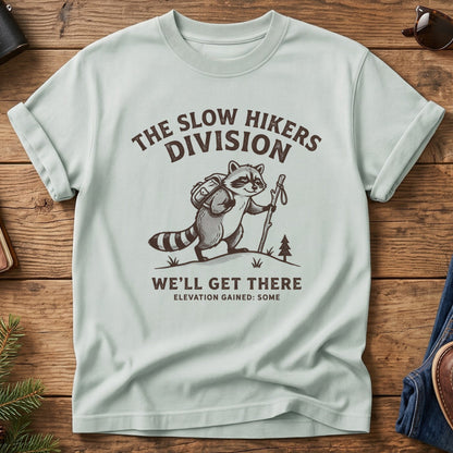 We'll Get There Slow Hikers Division Tee – product photo 2