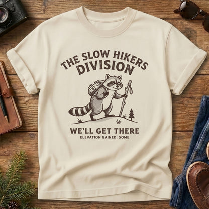 We'll Get There Slow Hikers Division Tee – product photo 4
