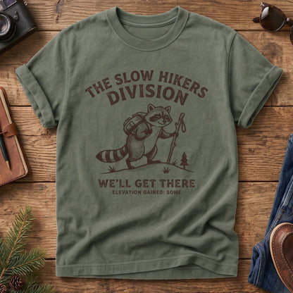 We'll Get There Slow Hikers Division Tee – product photo 6