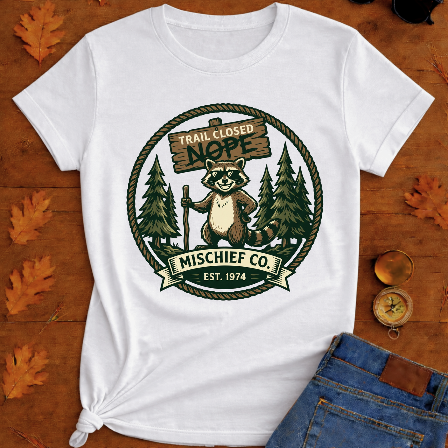 Trail close T-Shirt — Outdoor Hiking Nature Tee