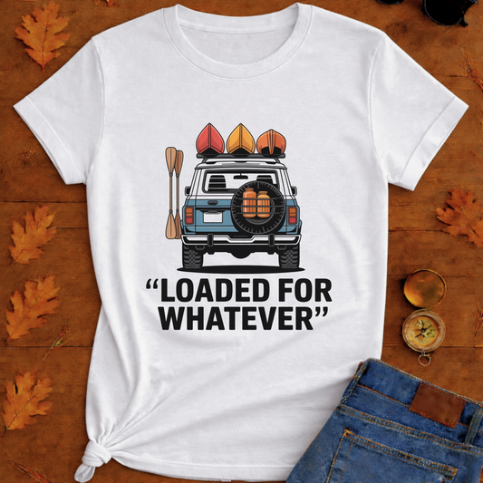 Loaded for Whatever Retro Off-Road SUV T-Shirt