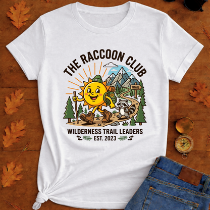 Hiking Sun T-Shirt — Smiling Sun in Boots Trail Tee