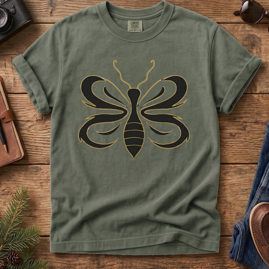 Wild Butterfly Tee – additional angle showing wild butterfly print